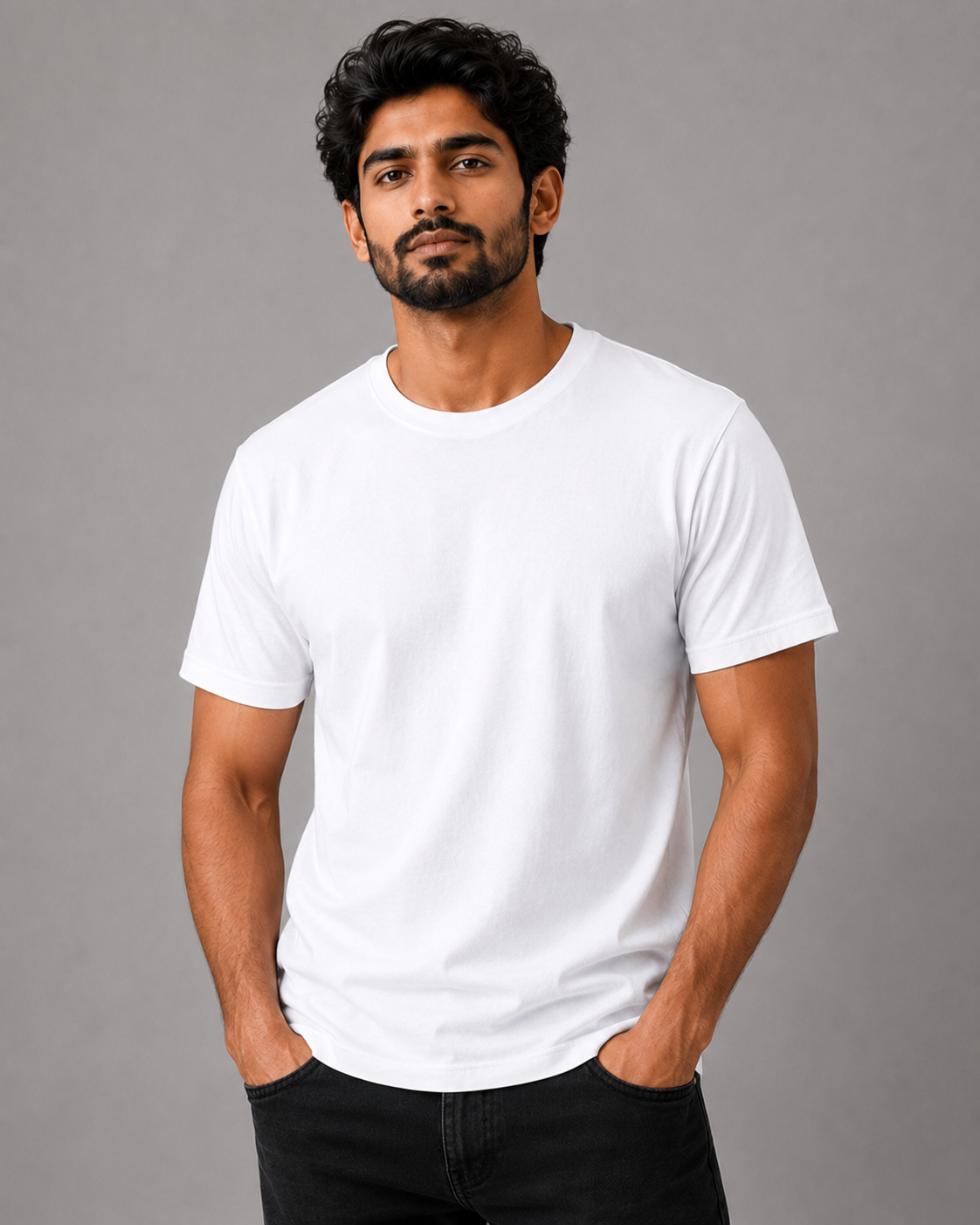 Edge Tee - Round-Neck Half-Sleeve