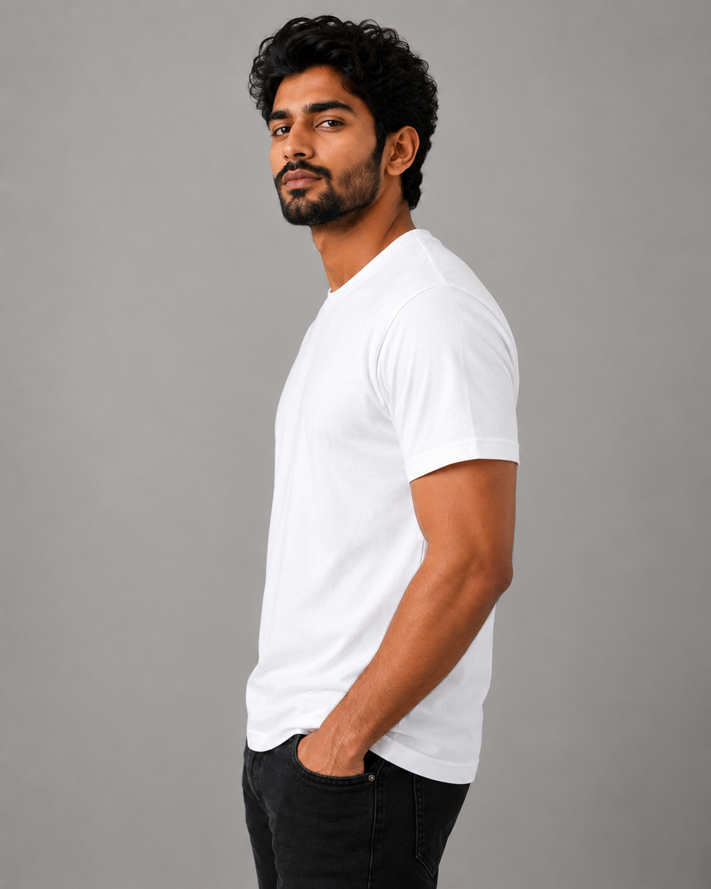 Edge Tee - Round-Neck Half-Sleeve