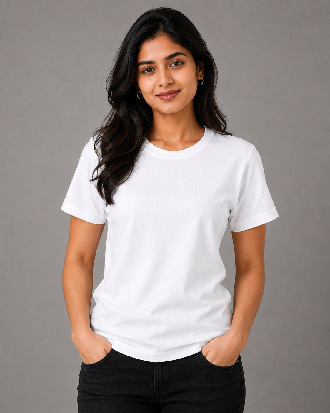 Soft Tee - Round-Neck Half-Sleeve