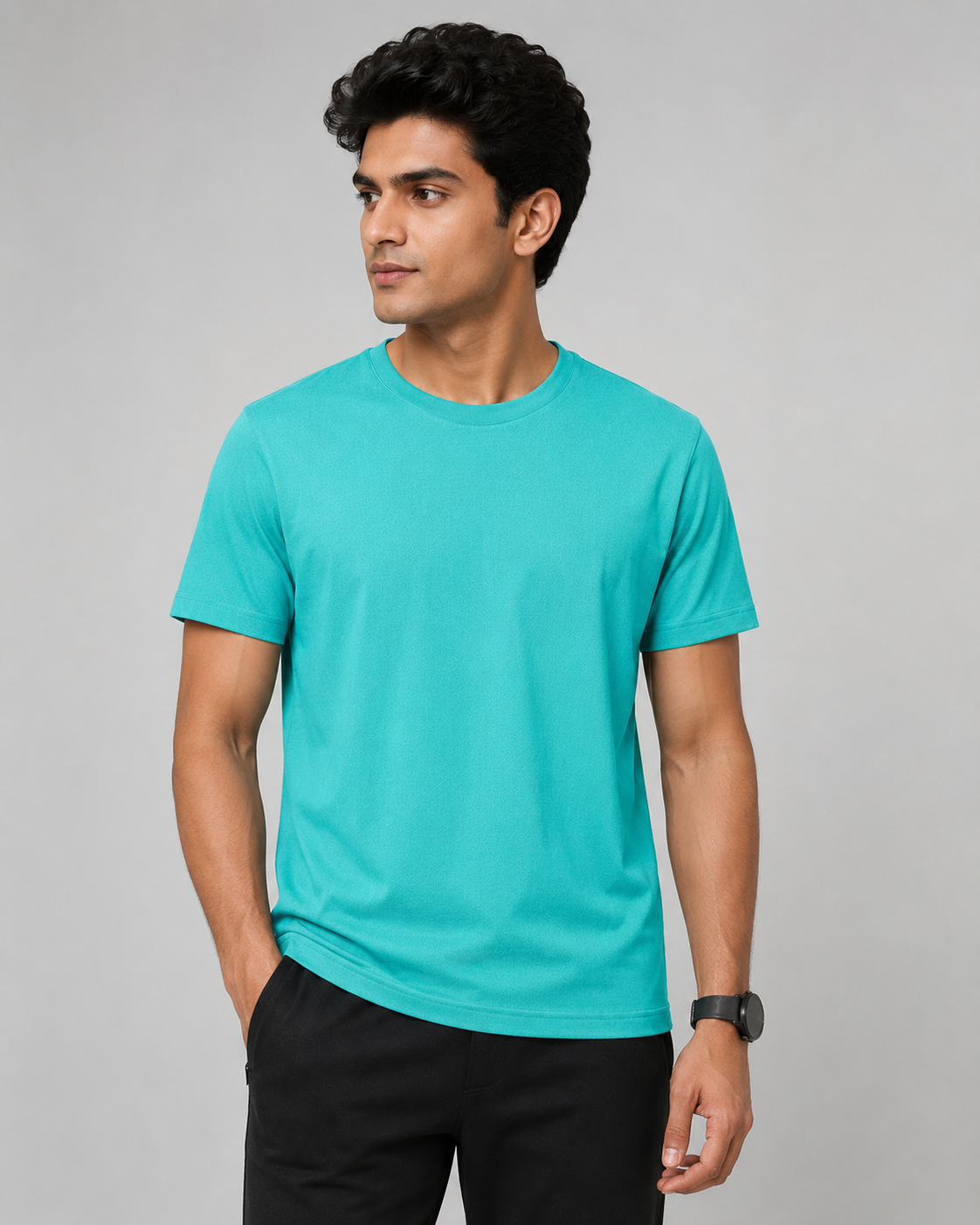 Edge Tee - Round-Neck Half-Sleeve