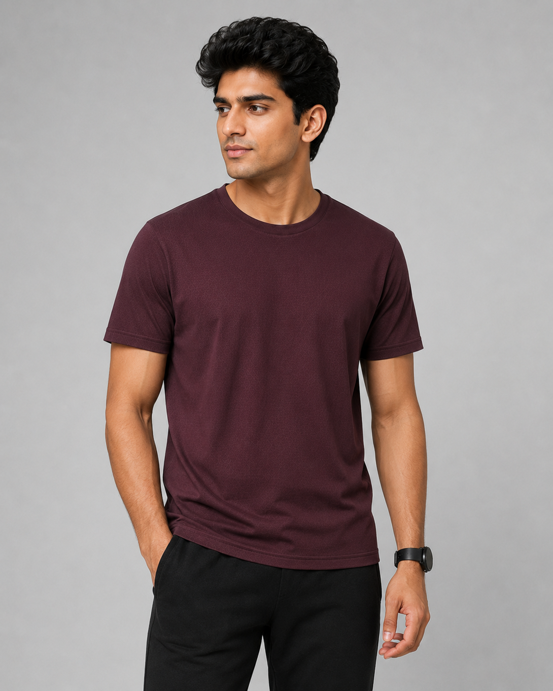 Edge Tee - Round-Neck Half-Sleeve