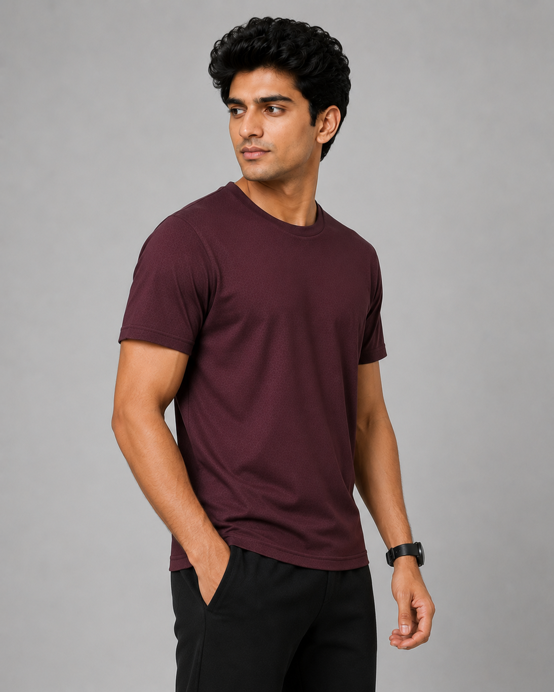 Edge Tee - Round-Neck Half-Sleeve