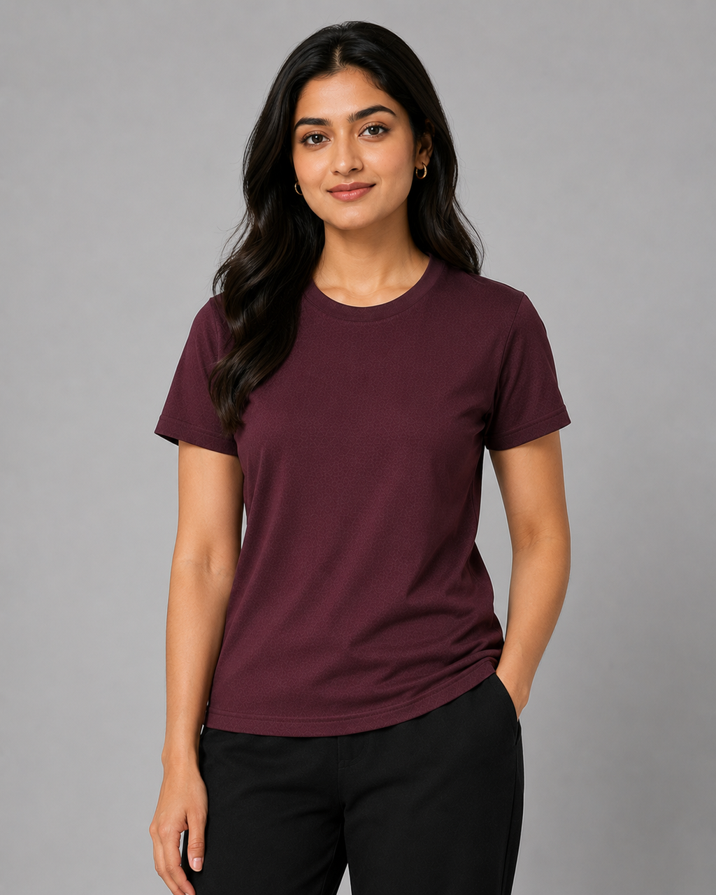 Edge Tee - Round-Neck Half-Sleeve