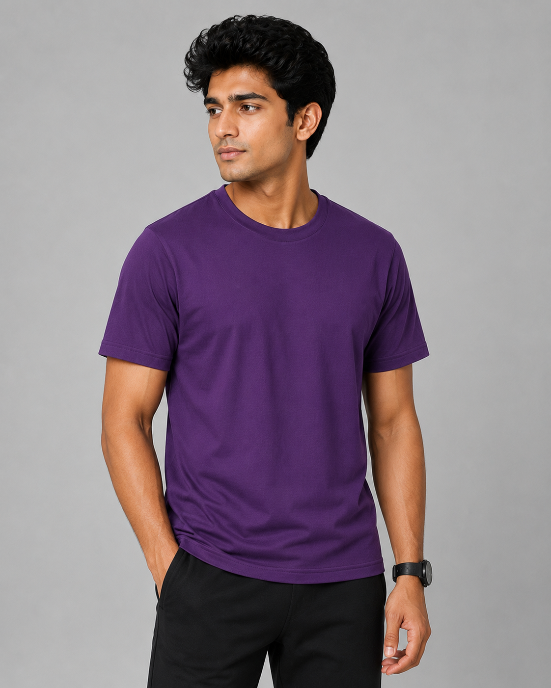 Edge Tee - Round-Neck Half-Sleeve
