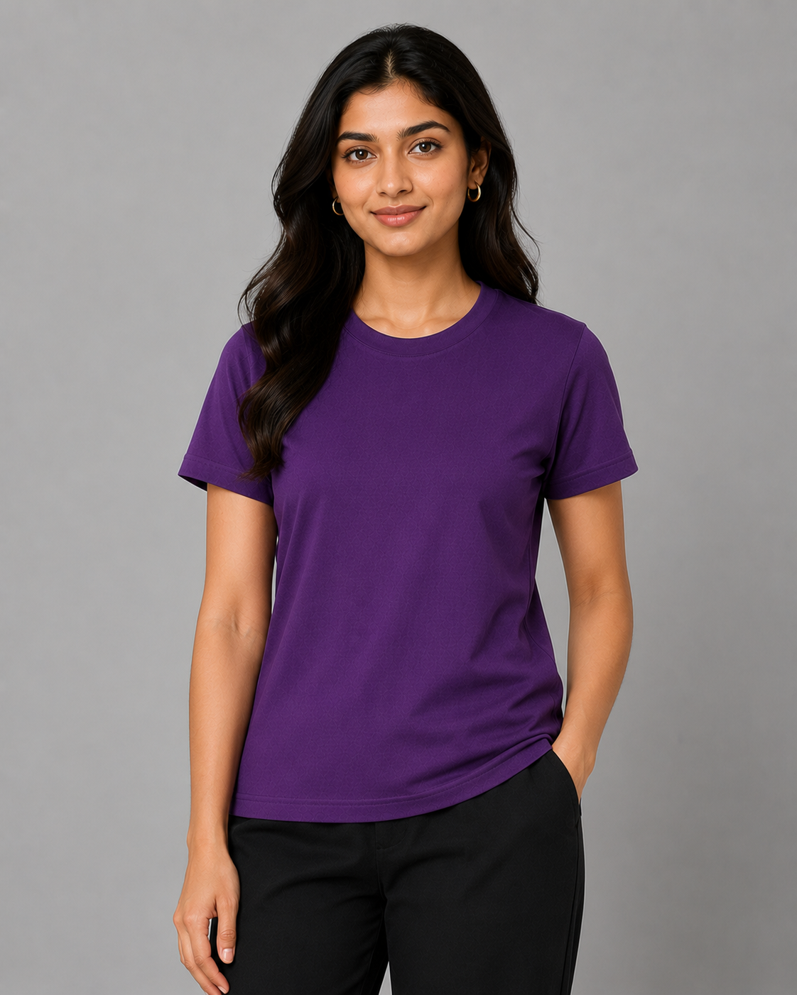 Edge Tee - Round-Neck Half-Sleeve