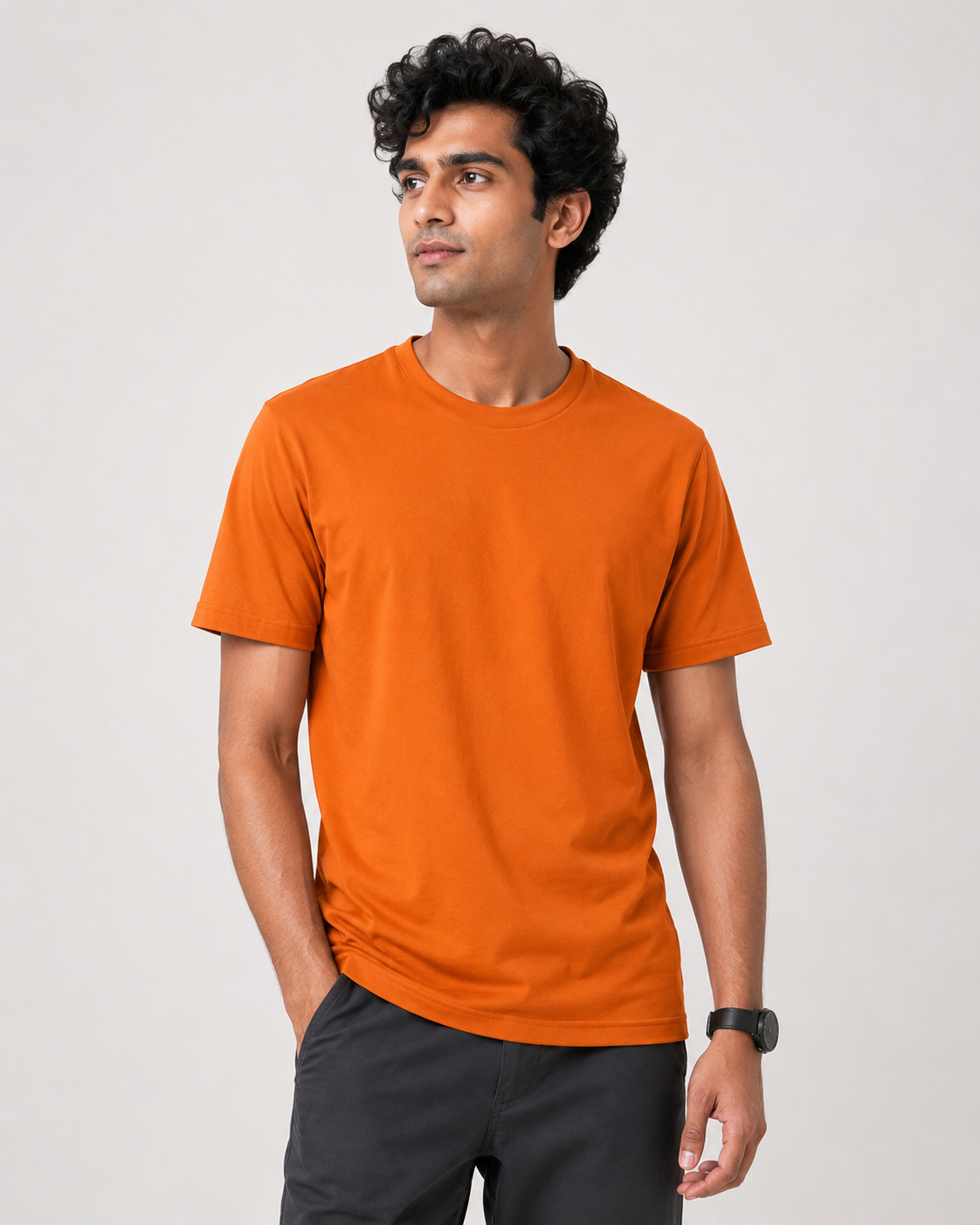 Edge Tee - Round-Neck Half-Sleeve