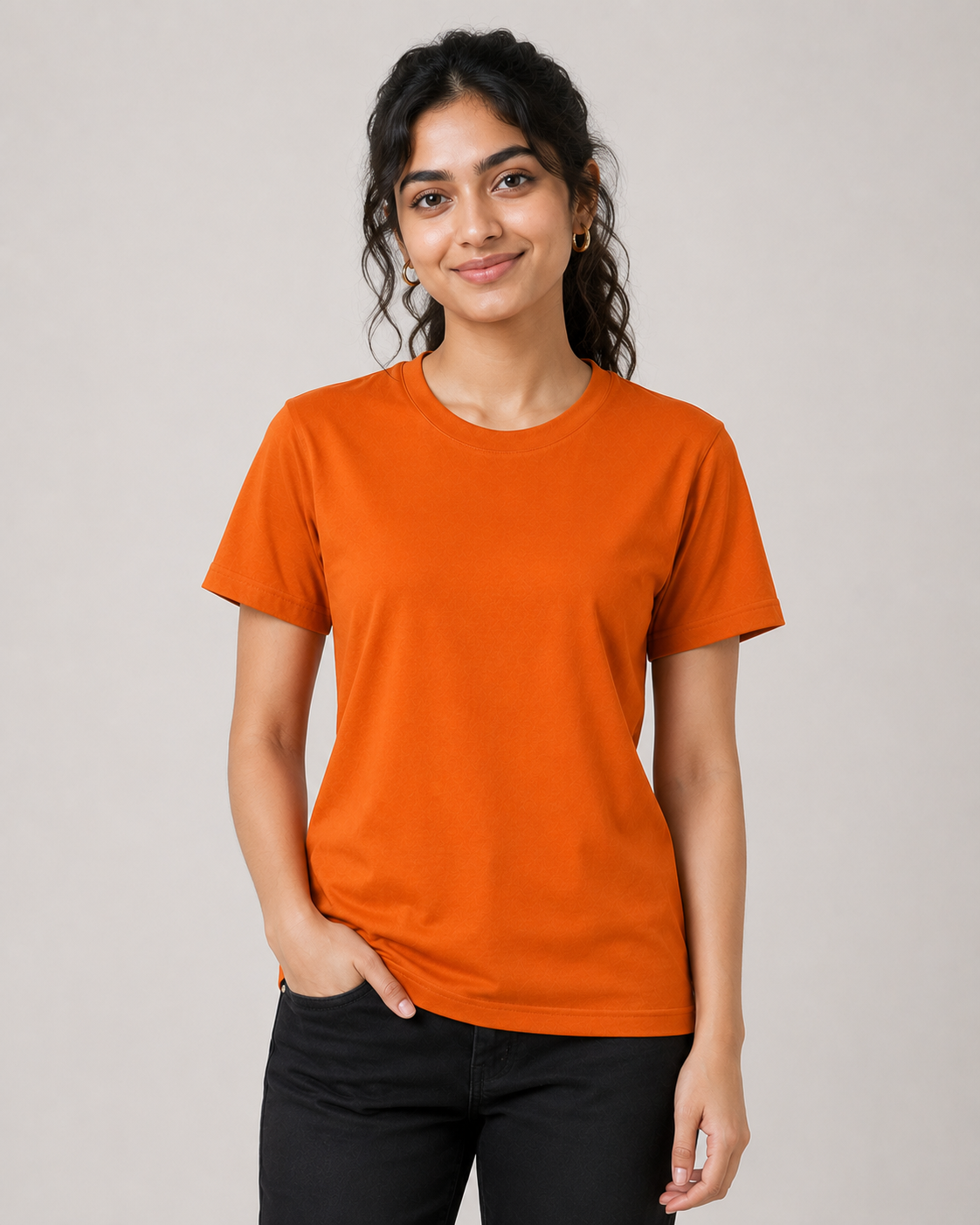 Edge Tee - Round-Neck Half-Sleeve