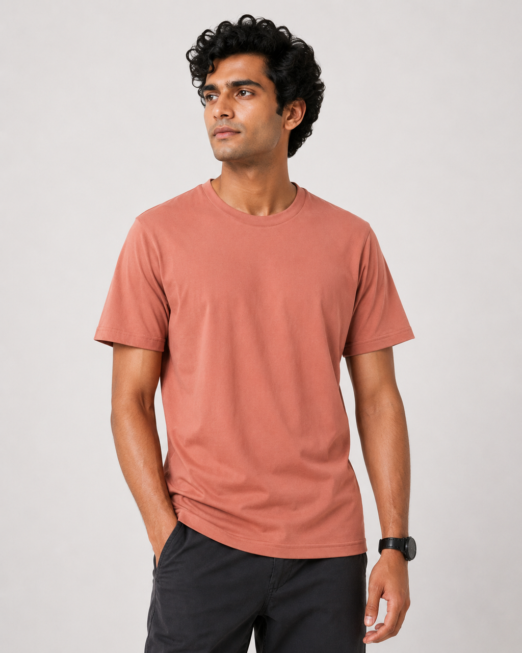 Edge Tee - Round-Neck Half-Sleeve