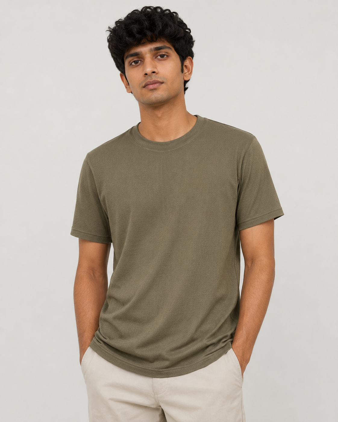 Edge Tee - Round-Neck Half-Sleeve
