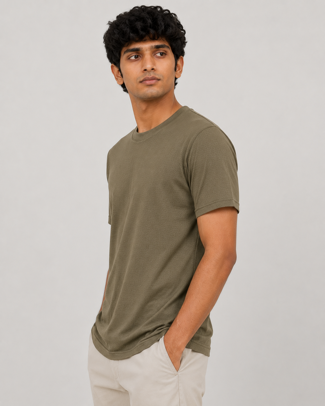 Edge Tee - Round-Neck Half-Sleeve