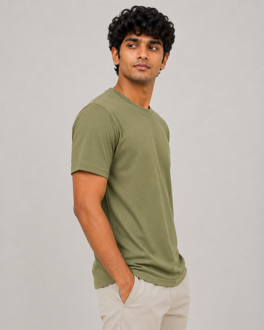 Edge Tee - Round-Neck Half-Sleeve