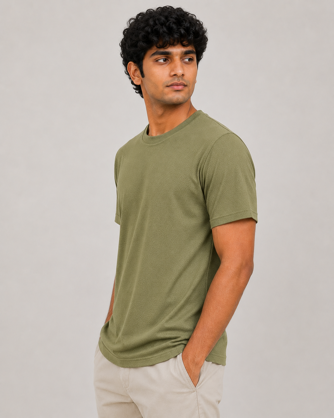 Edge Tee - Round-Neck Half-Sleeve