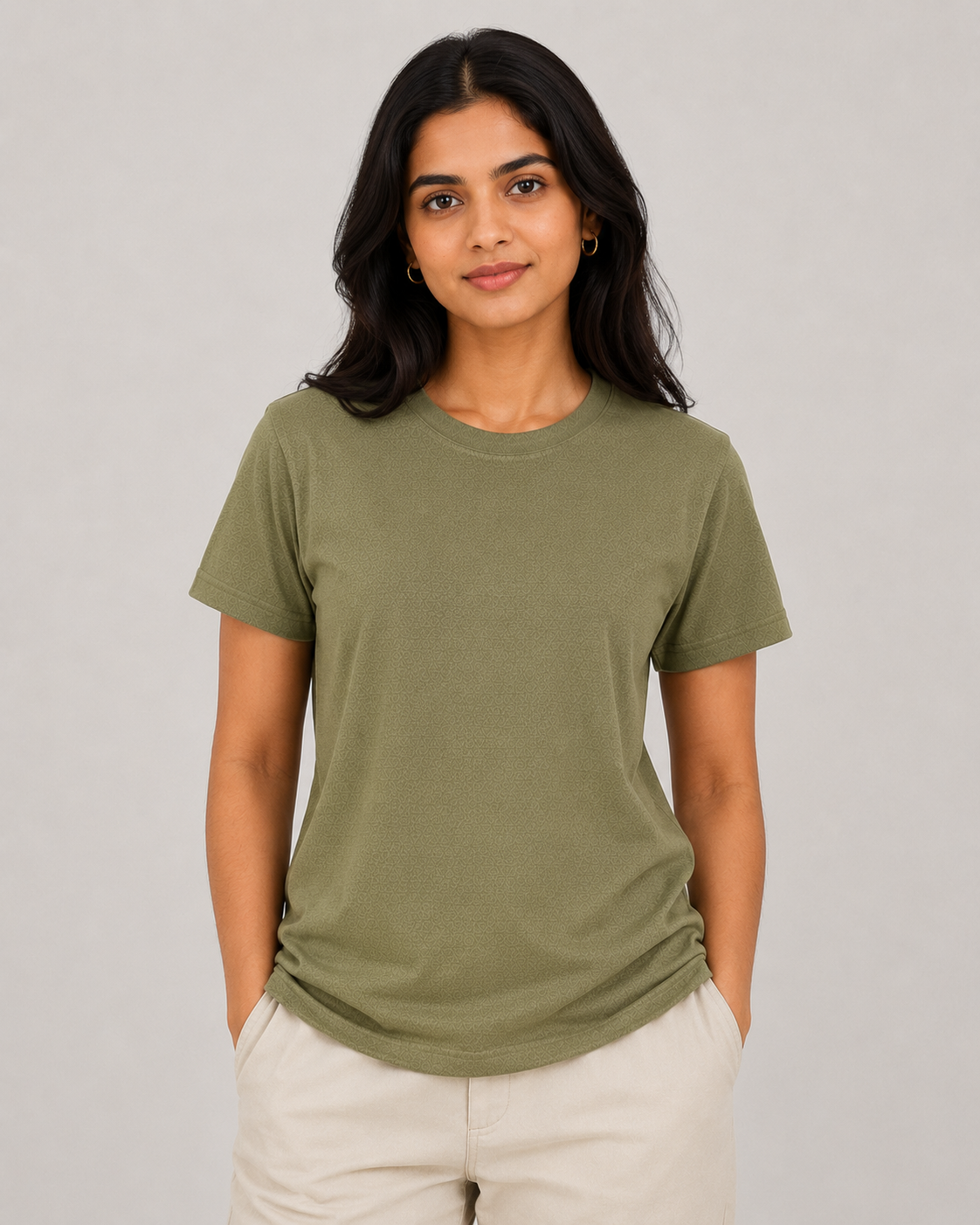 Edge Tee - Round-Neck Half-Sleeve