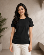 Dot Tee - Round-Neck Half-Sleeve