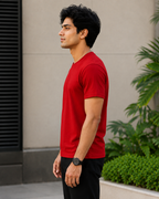 Dot Tee - Round-Neck Half-Sleeve