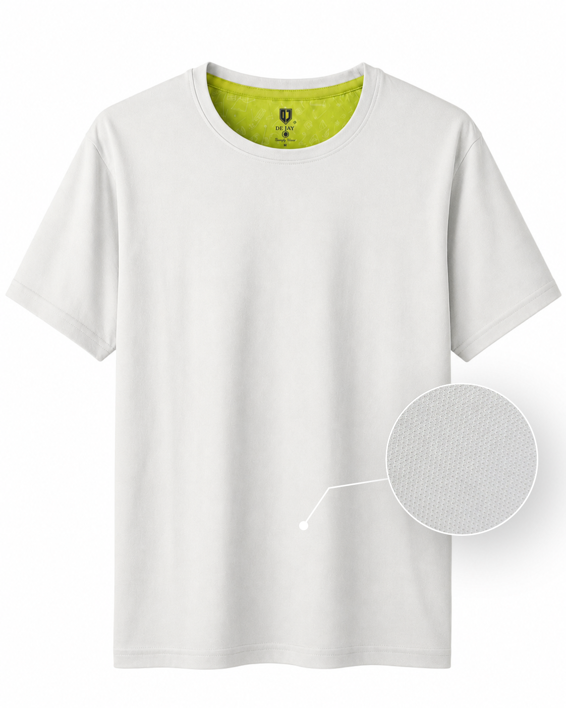 Dot Tee - Round-Neck Half-Sleeve