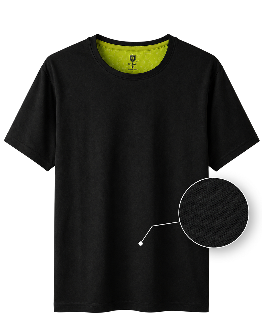 Dot Tee - Round-Neck Half-Sleeve