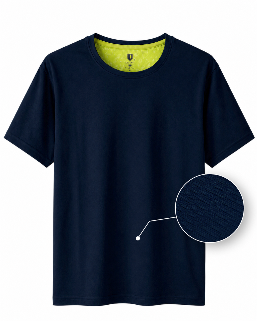 Dot Tee - Round-Neck Half-Sleeve