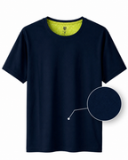 Dot Tee - Round-Neck Half-Sleeve