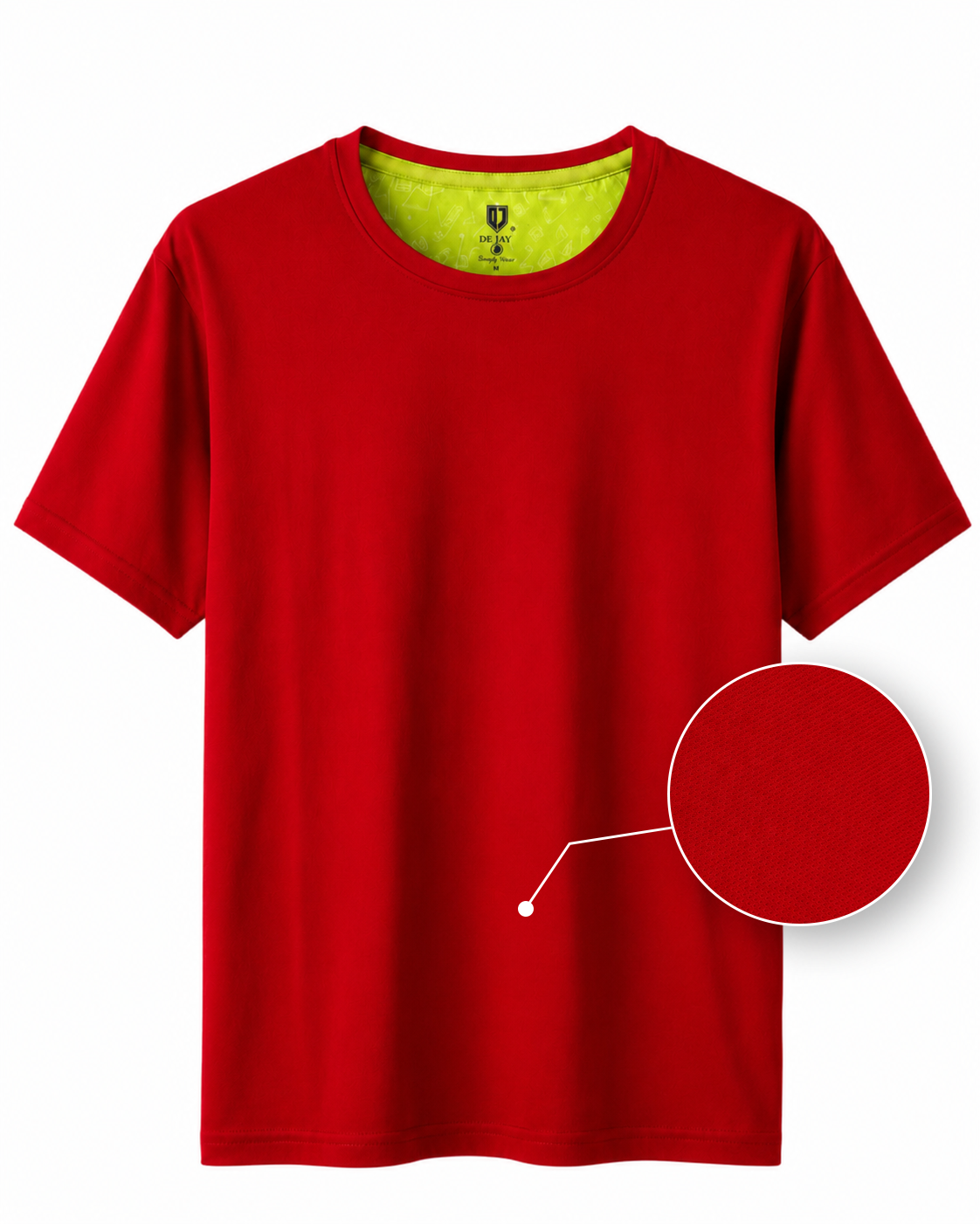 Dot Tee - Round-Neck Half-Sleeve