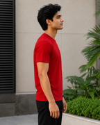 Dot Tee - Round-Neck Half-Sleeve