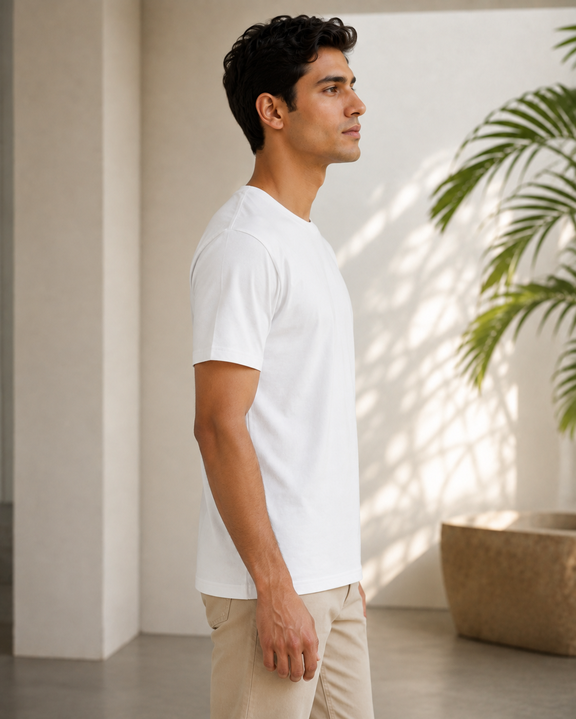 Dot Tee - Round-Neck Half-Sleeve
