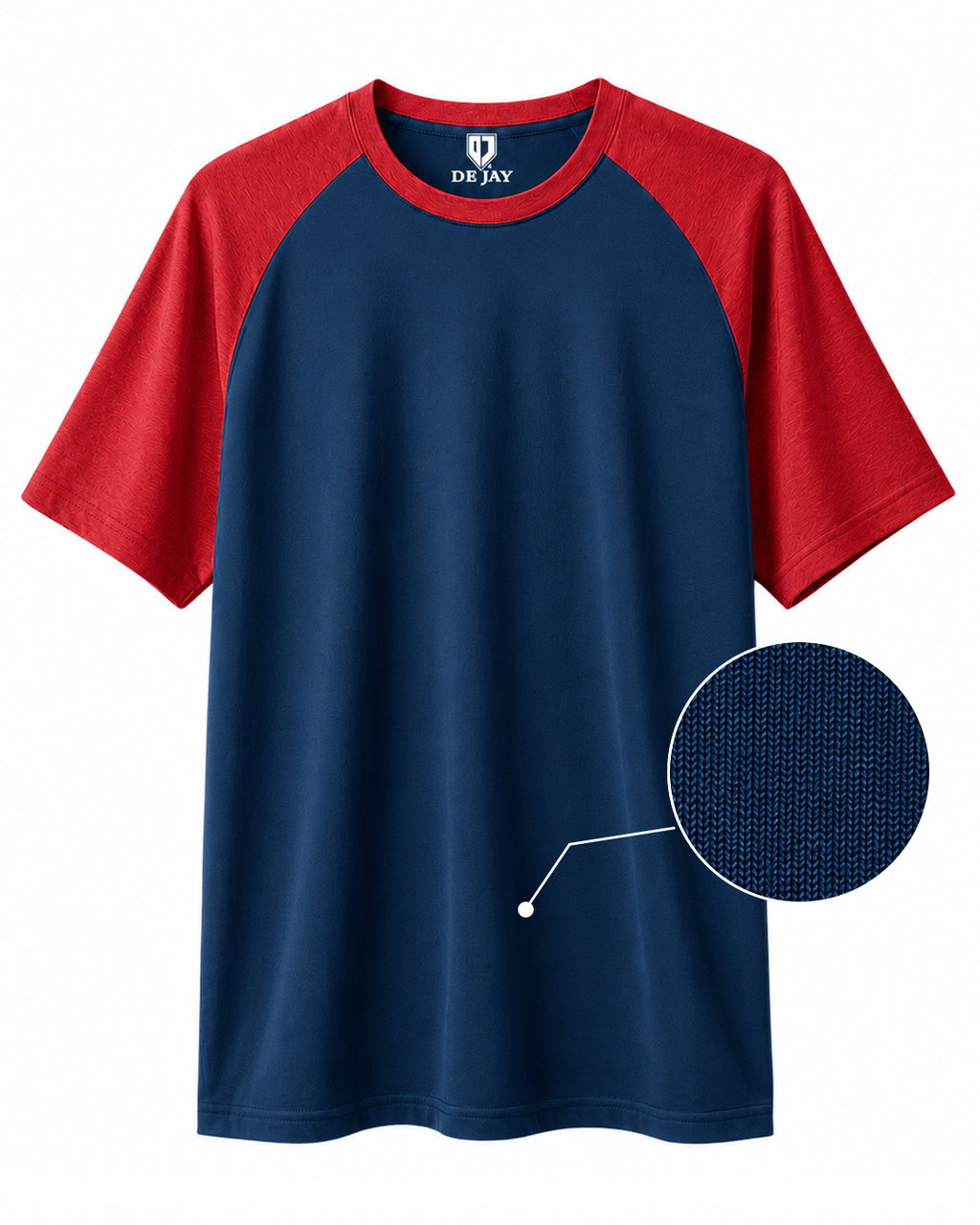 Raglan - Round-Neck Half-Sleeve