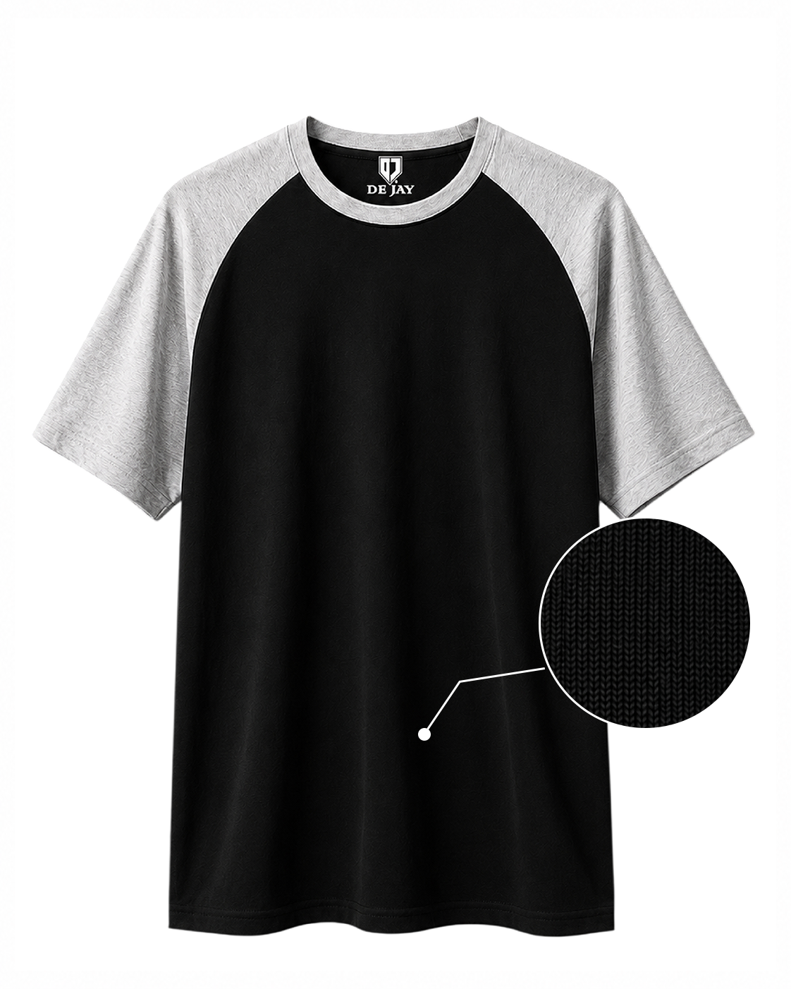 Raglan - Round-Neck Half-Sleeve