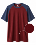 Raglan - Round-Neck Half-Sleeve